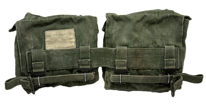 British P58 Mk.1 Early Version Rear Pouch – Rare Stiffened Lid, Cold War Web Equipment Surplus