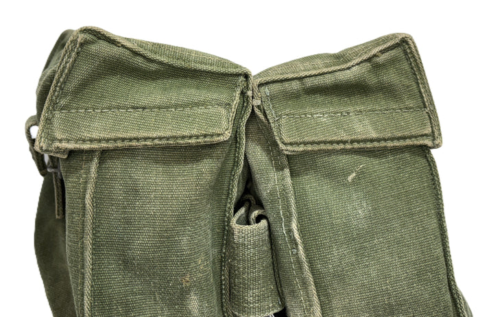 British P58 Mk.1 Early Version Rear Pouch – Rare Stiffened Lid, Cold War Web Equipment Surplus