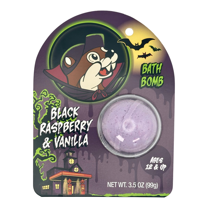 Purple bath bomb - Black Raspberry & Vanilla scent