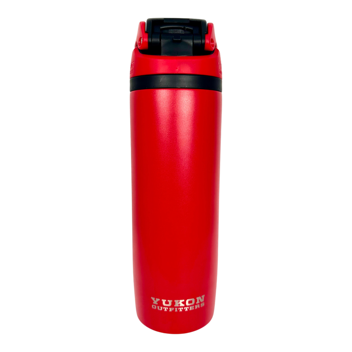 Stainless steel water bottle - non-slip bottom for secure grip