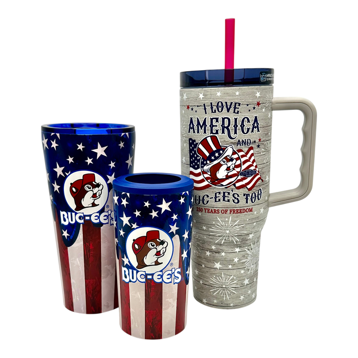 Buc-ee's 4th of July America's 250 32oz Double Pint