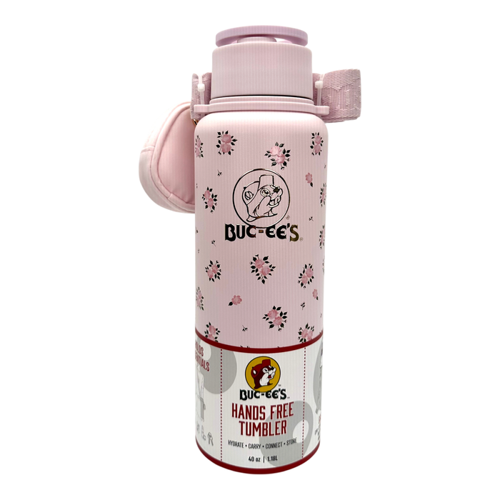 Pink 40oz tumbler - double wall vacuum insulation
