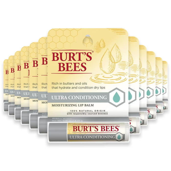 Burt’s Bees Lip Balm, Ultra Conditioning, 0.15 oz - 48 Pack