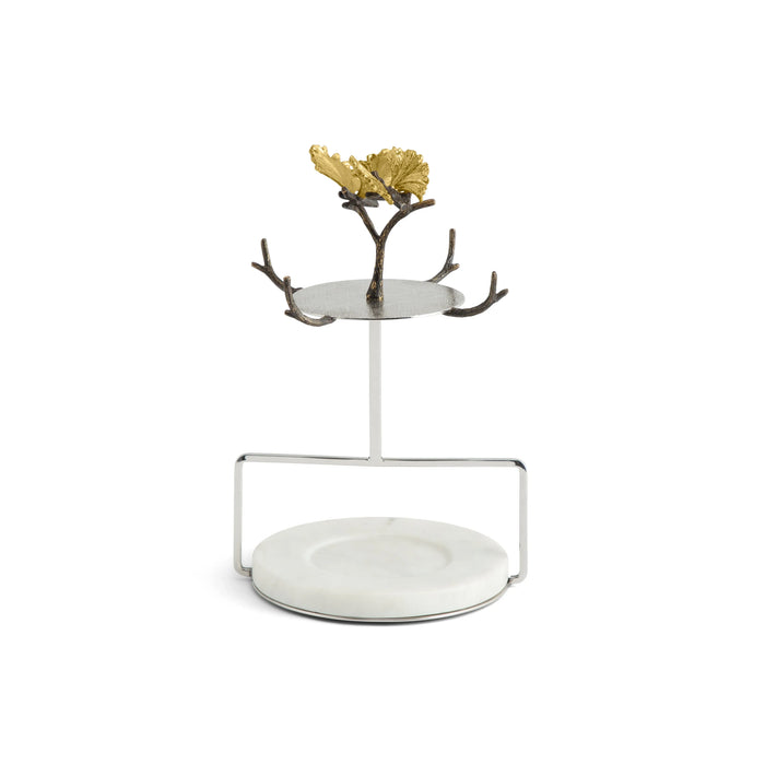 Michael Aram Butterfly Ginkgo Gold Demitasse Set