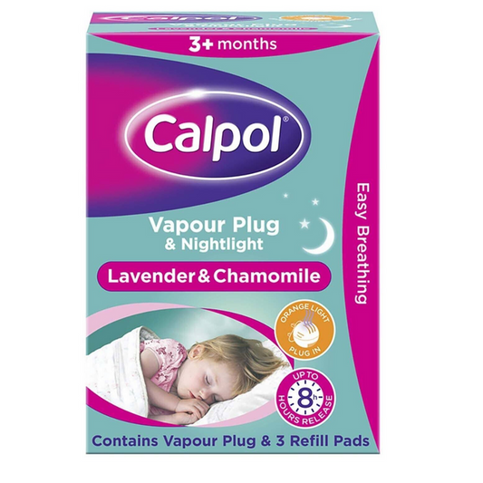 CALPOL Vapour Plug & Nightlight Lavender & Chamomile