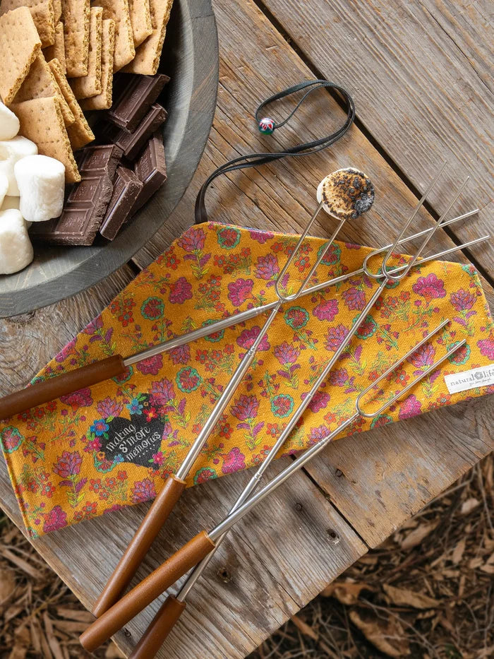 Campfire Extendable Roasting Sticks, Set of 4-view 2