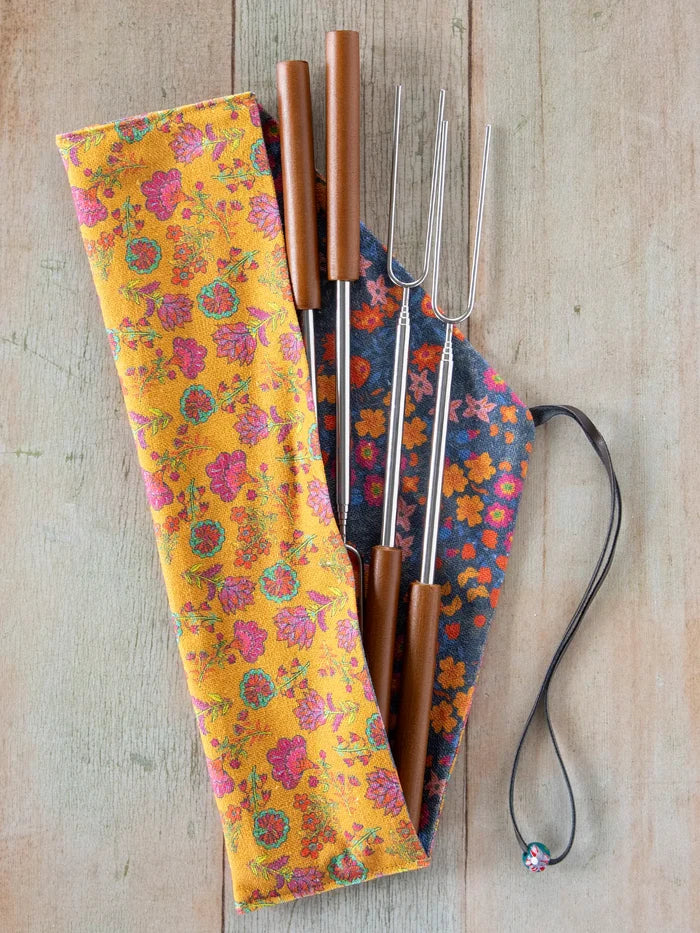 Campfire Extendable Roasting Sticks, Set of 4-view 4