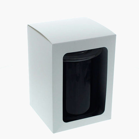 Candela Metro - KNOB Lid - Gift Box - Large - WHITE - WINDOW