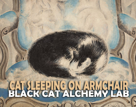 Cat Sleeping on an Armchair Perfume Oil