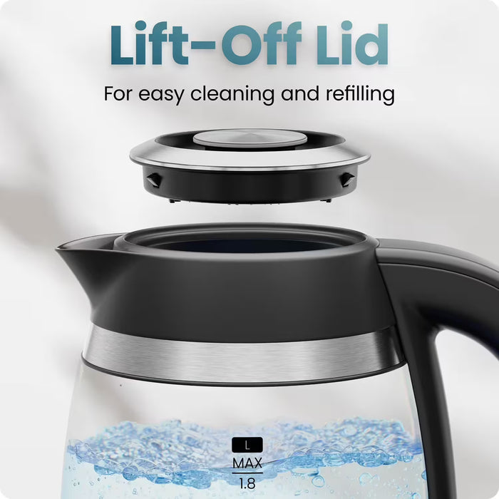 Chefman Fast-Boil 1.8L Electric Kettle with Removable Tea Infuser