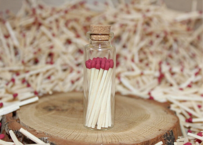 Cherry Red Tip Matches