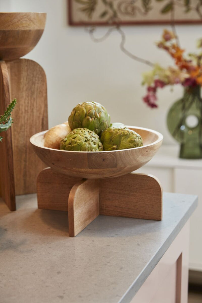 Chic Wood Bowl