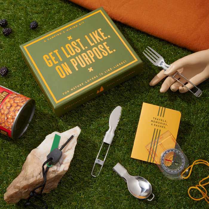 Chronicle Books - Brass Monkey Get Lost Camping Survival Kit