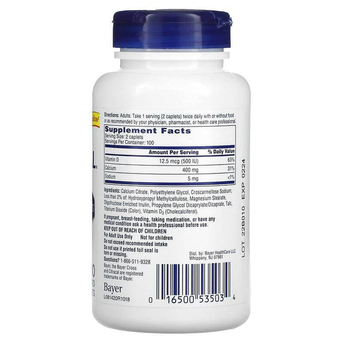 Citracal Petites Calcium Citrate Vitamin D3 Supplement Caplet 200 Ct 24 Pack Contarmarket