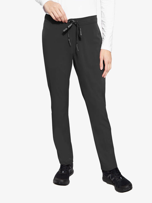 Clearance Med Couture Peaches Flat Front Drawstring Double Cargo Scrub Pants
