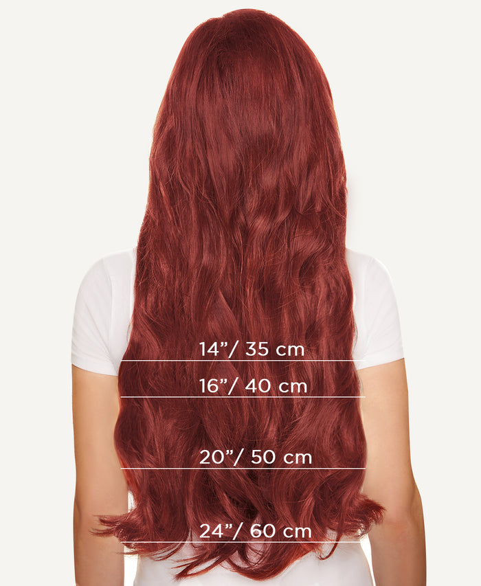 clip-in extensions #130 copper