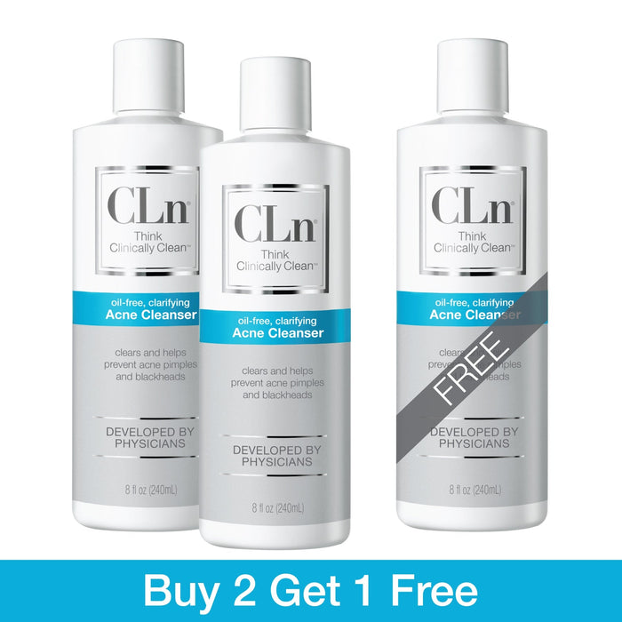 CLn Acne Cleanser 8oz 3-Pack Shop All Products CLn Skin Care Buy 2 Get 1 Free