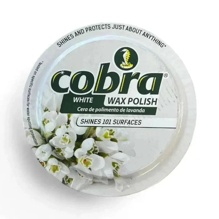 Cobra Polish White 350ml bottle for superior floor shine and cleaning on multiple surfaces