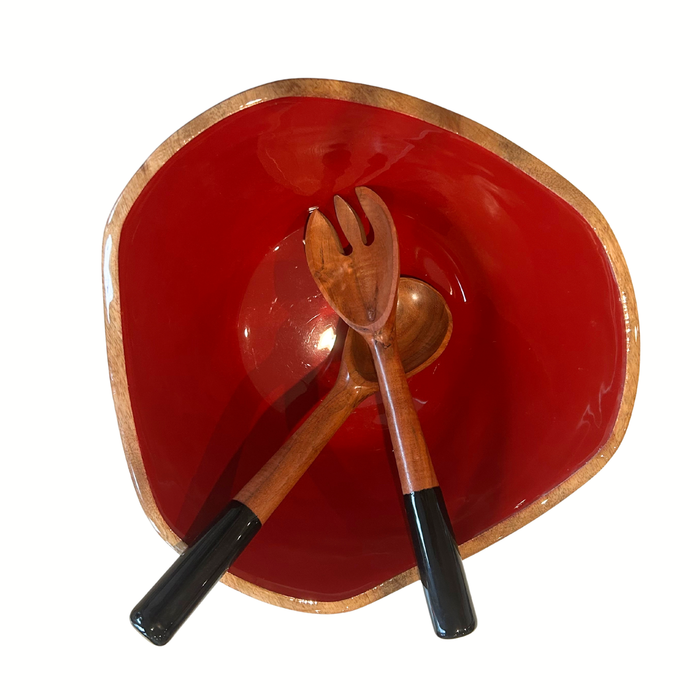 Red/Black / 12"dia x 6"h