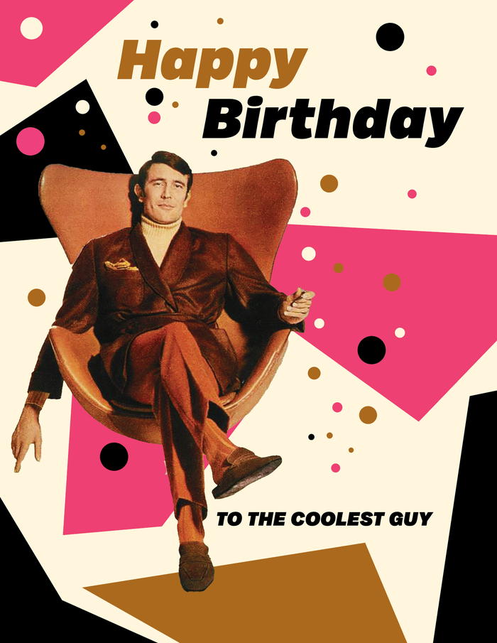 COOLEST GUY birthday card