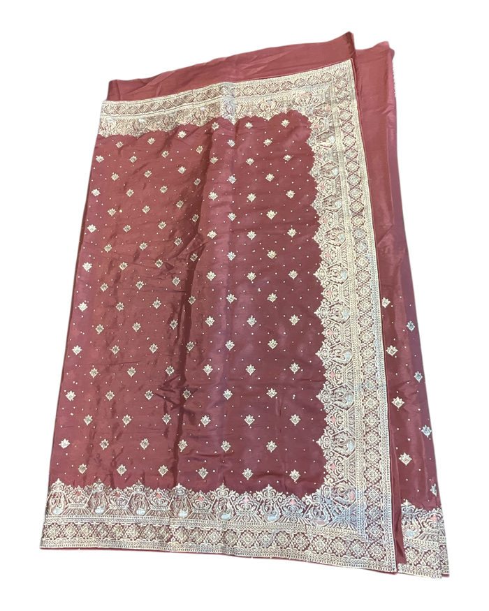 Coral - Fancy Party Saree with Blouse Piece - UK stock - 24hr Dispatch - VFU5348 03VV26