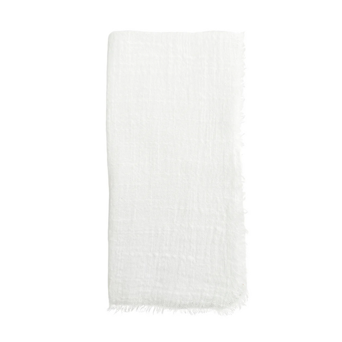 Cotton Gauze Fringe Linen Napkins (Set of 4)