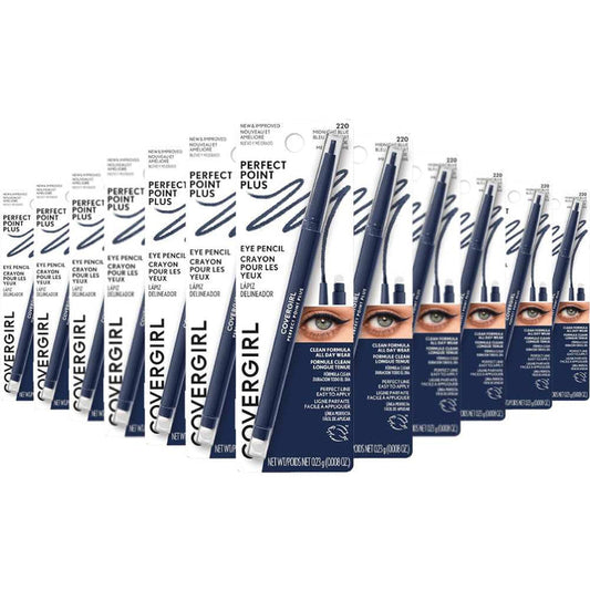 Covergirl - Perfect Point Plus Self Sharpening Eye Pencil, Midnight Blue [220] - 0.08 Oz - 72 Pack