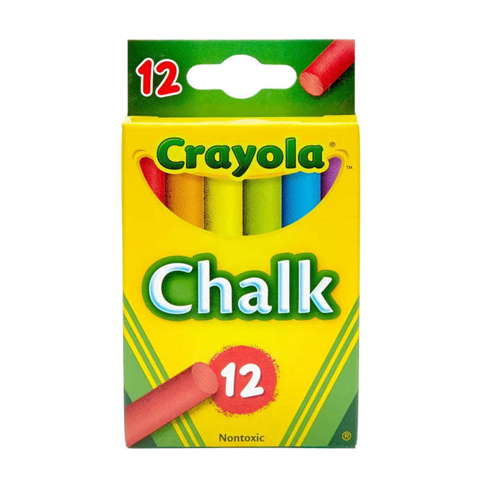 Crayola Multicolor Chalk Sticks - 12 Ct - 36 Pack