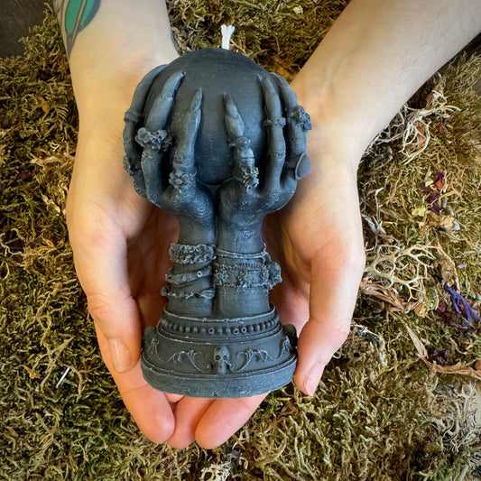 Crystal Ball Shaped Witches Spell Candle