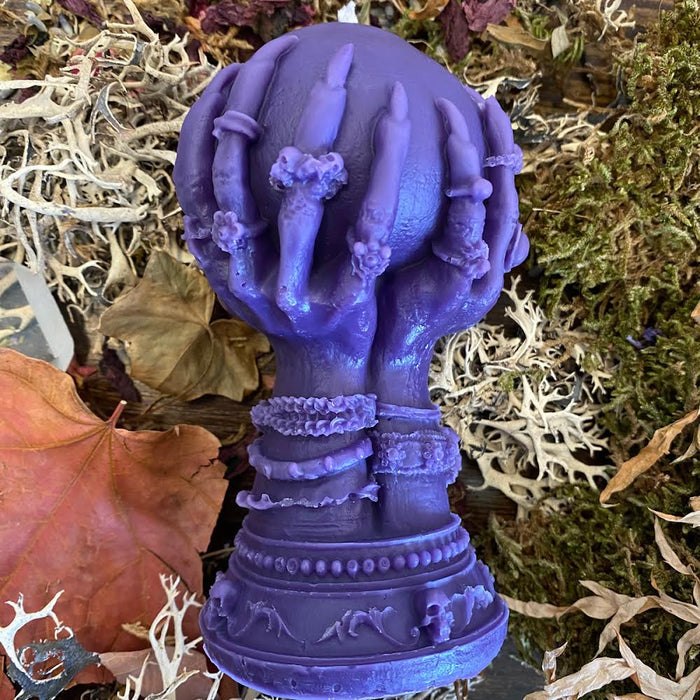Crystal Ball Shaped Witches Spell Candle