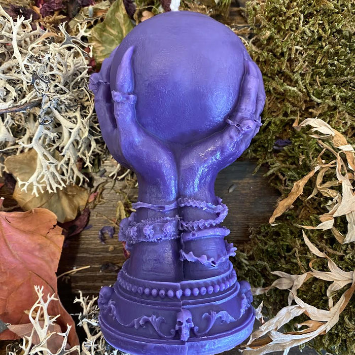 Crystal Ball Shaped Witches Spell Candle