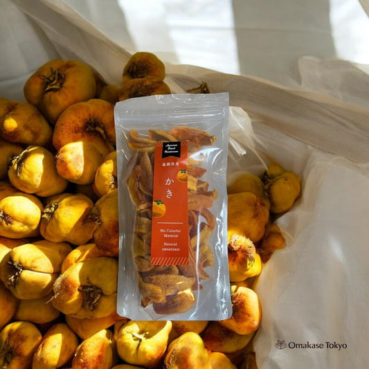 Cut Dried Persimmons Hitohoshi Kaki Bulk Pack 300g