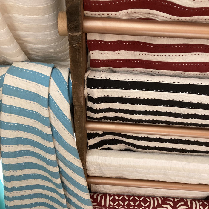 CutWork Appliqué Stripe Blankets