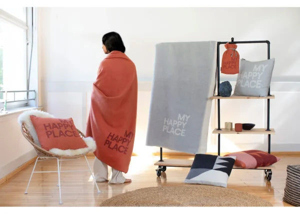 David Fussenegger Savona Velour Throw - My Happy Place