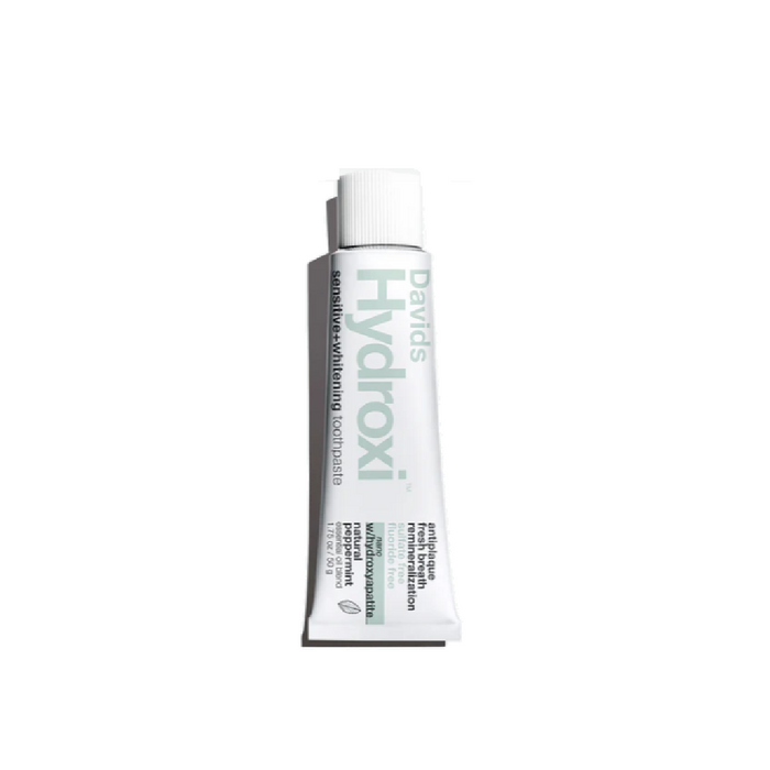 Davids Hydroxi Sensitive Whitening Peppermint Fluoride Free Toothpaste 50g