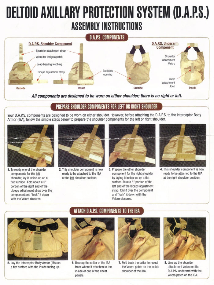 Deltoid Protector w/ Ballistic Inserts (Set of 2)