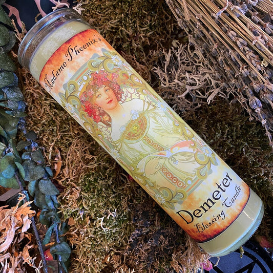 Demeter Ritual Spell Candle