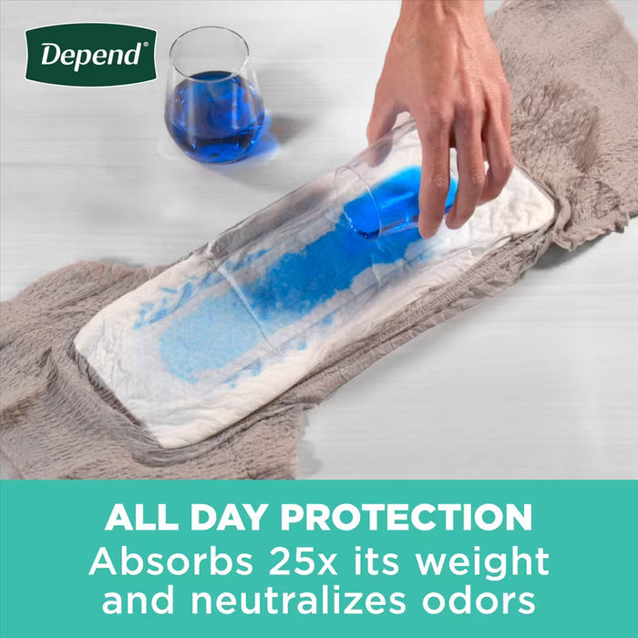 Depend - Fresh Protection Incontinence Underwear for Men, Maximum Absorbency, Size Small/Medium 19 Ct - 2 Pack