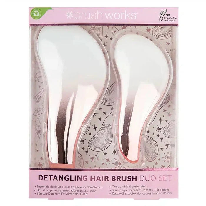 Detangling Hair Brush Duo Set