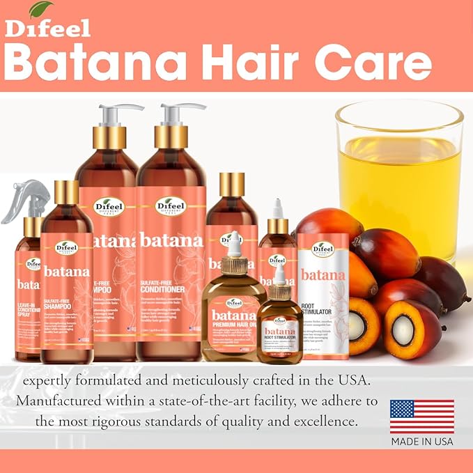 Difeel Batana Conditioner 12 Ounces - Sulfate Free Conditioner