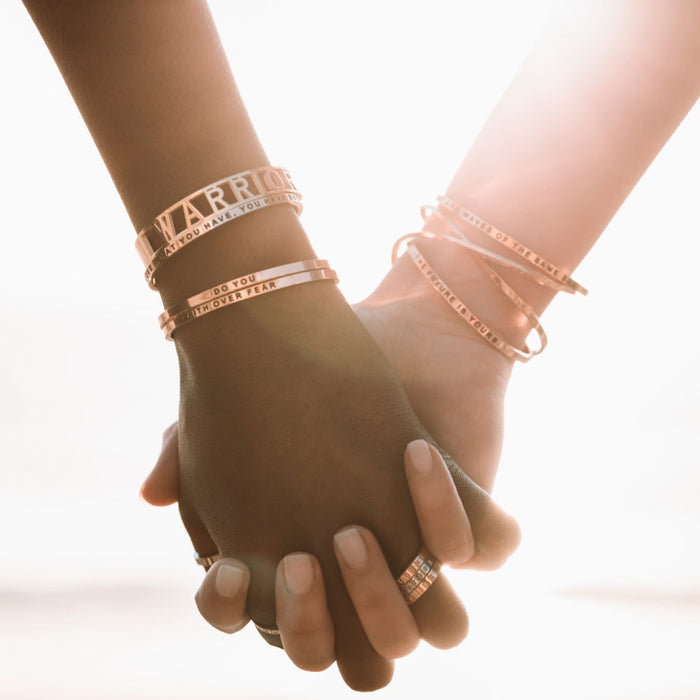 DISCONTINUED - Beautiful Girl, You Can Do Hard Things Bracelet | Mantraband
