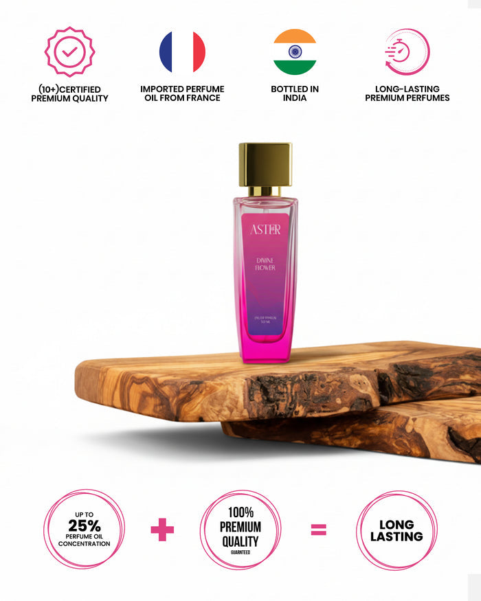 Divine Flower EDP for Woman 50ml fragrance bottle