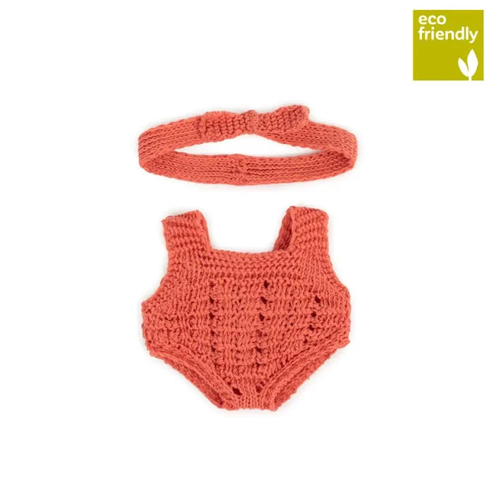 Miniland - Doll Dress Up Kit -  Rompers & headband (21cm)