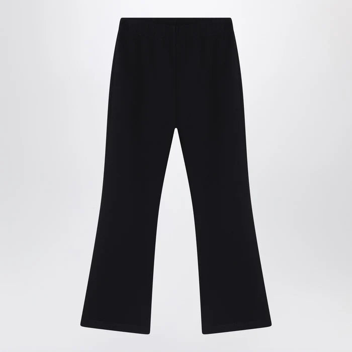 Douuod - Black trousers with logo patch