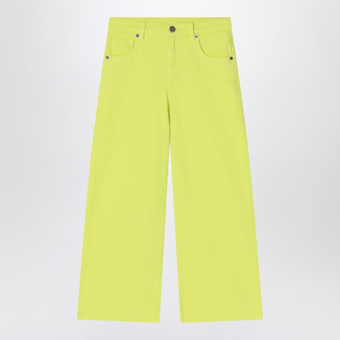 Pants 8 Douuod - Lime yellow cotton pants Brand