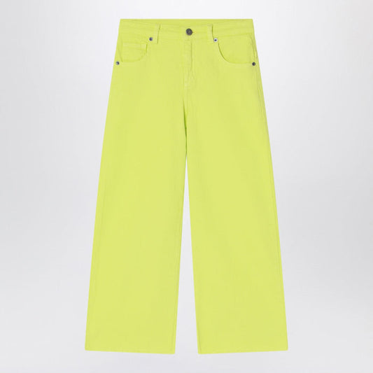 Pants 8 Douuod - Lime yellow cotton pants Brand