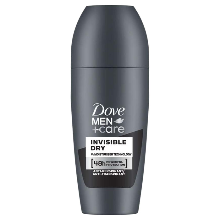 Dove Men Care Antiperspirant Deodorant Roll-On, Invisible Dry 50 ml – 6 Pack