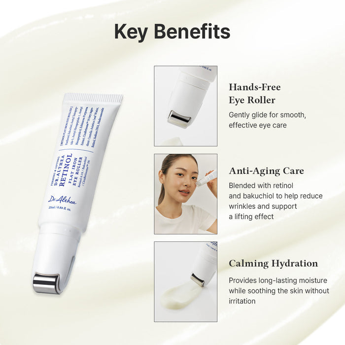 DR ALTHEA Retinol Flat Iron Eye Roller - DOKAN