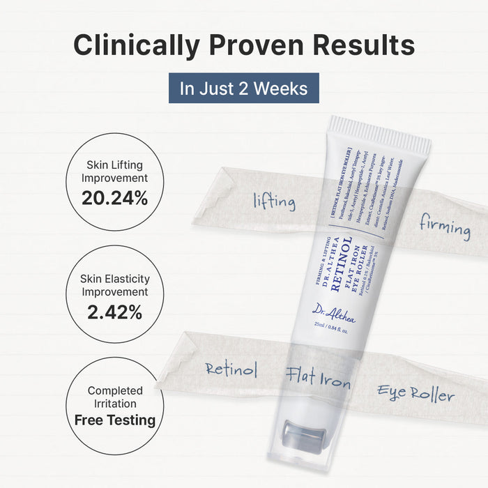 DR ALTHEA Retinol Flat Iron Eye Roller - DOKAN