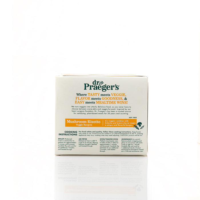 Dr. Praeger's Mushroom Risotto Veggie Burgers 283g